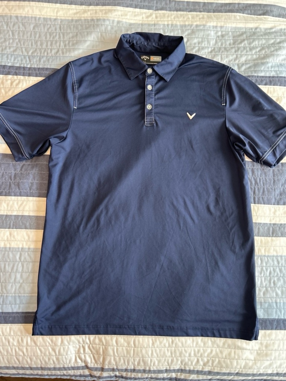 Callaway Men's Navy Short-Sleeve Performance Polo